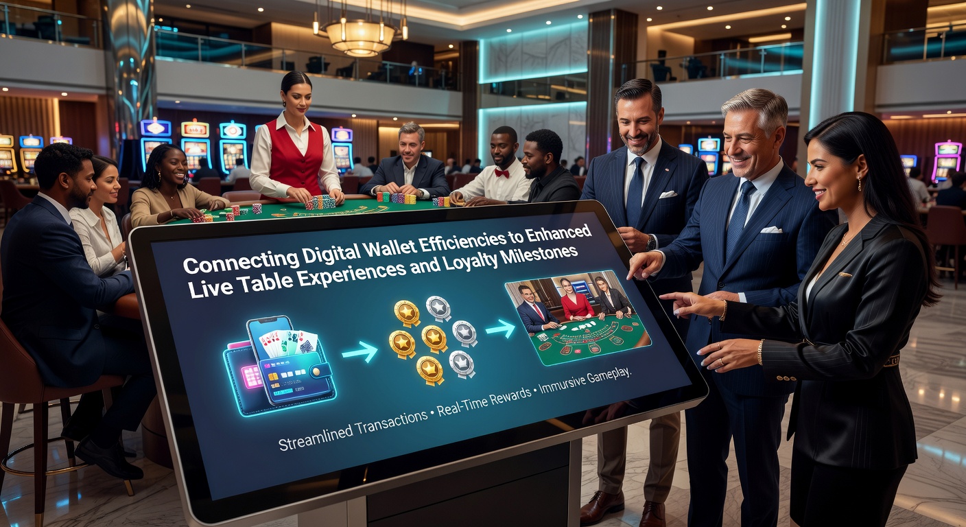 Digital wallet interface displayed alongside a live dealer table on a mobile device, showing seamless transaction flow during gameplay