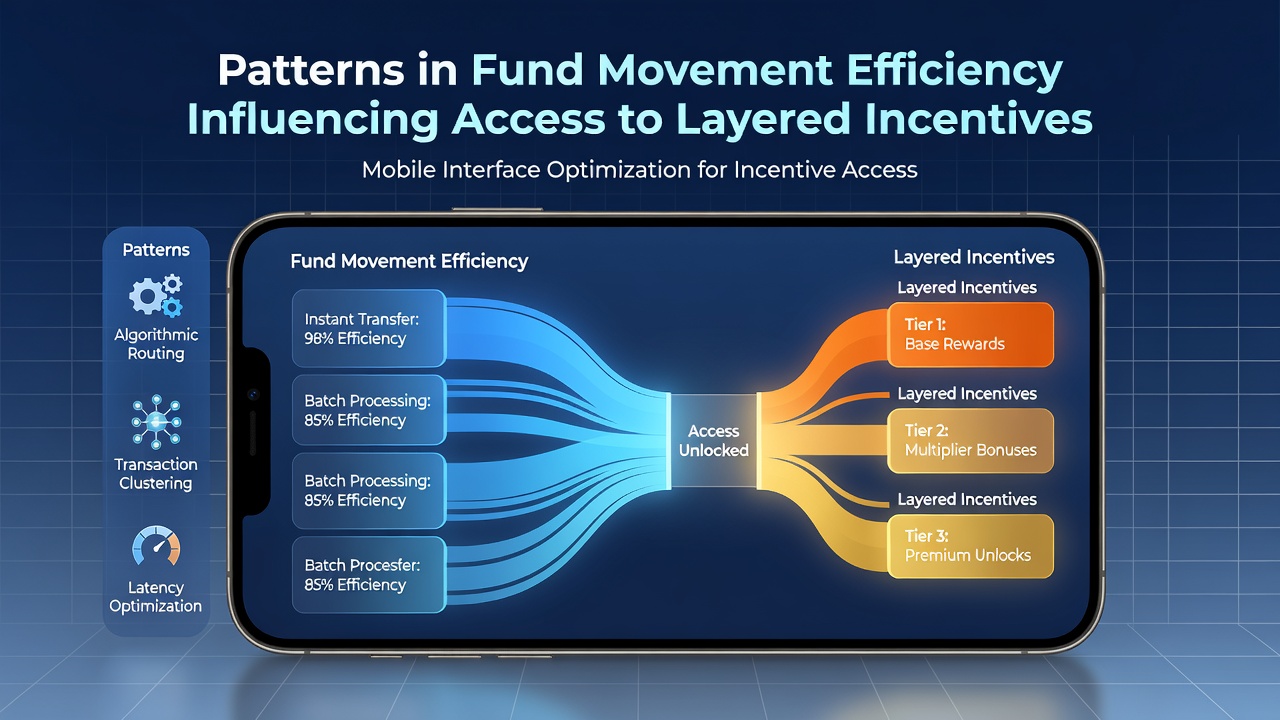 Diagram illustrating how transfer efficiency connects to layered incentive structures in mobile environments